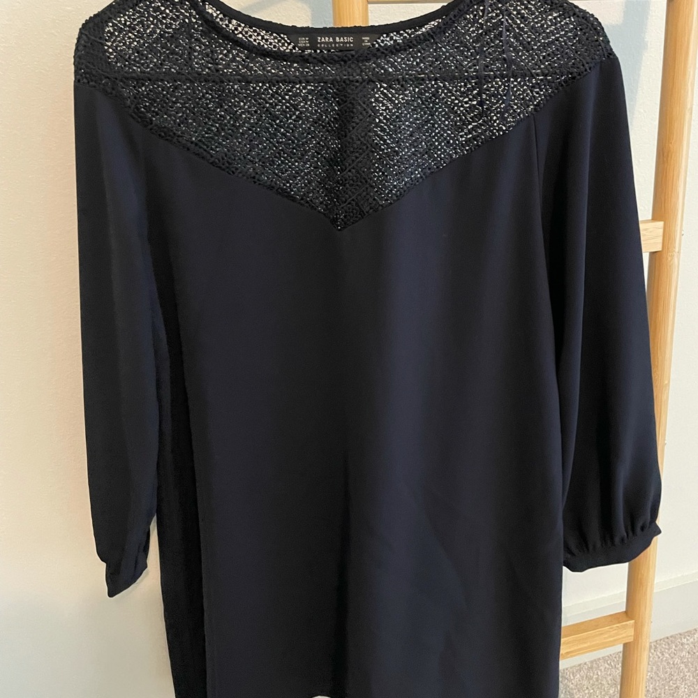 Zara navy dress
